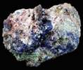 Arsentsumebite, Azurite, Cerussite from Tsumeb Mine, Otavi-Bergland District, Oshikoto, Namibia (Type Locality for Arsentsumebite)