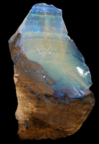 Opal var. Boulder Opal from Aeromaga Area, Queensland, Australia