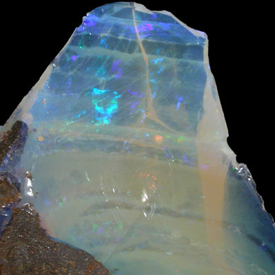 Opal var. Boulder Opal from Aeromaga Area, Queensland, Australia