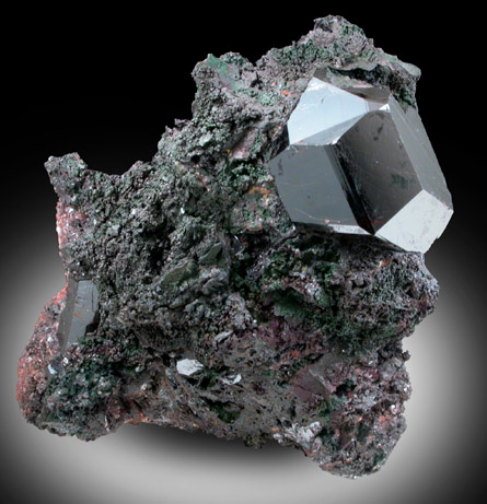 Rutile from Graves Mountain, 19.5 km east of Washington, Lincoln County, Georgia