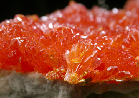 Orpiment from El'brusskiy Mine, 35 km NE of Mount Elbrus, Kabardino-Balkarian Republic, Russia