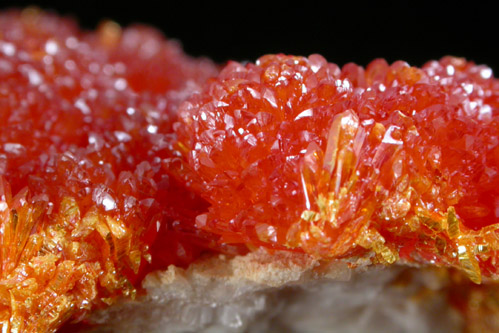 Orpiment from El'brusskiy Mine, 35 km NE of Mount Elbrus, Kabardino-Balkarian Republic, Russia