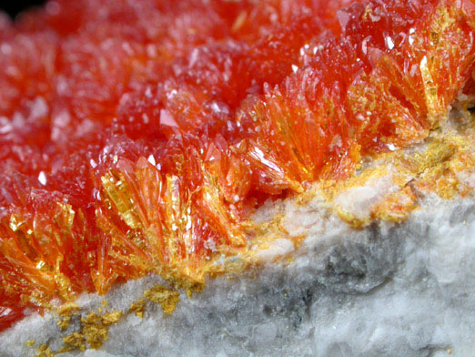 Orpiment from El'brusskiy Mine, 35 km NE of Mount Elbrus, Kabardino-Balkarian Republic, Russia