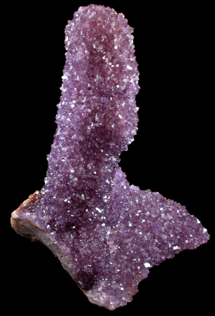 Quartz var. Amethyst Stalactite from Catalan Agate-Amethyst District, Souther Paran Basalt Basin, Artigas, Uruguay