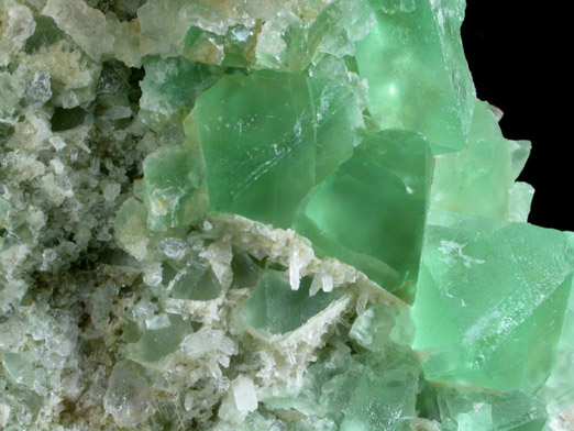 Fluorite with Quartz from William Wise Mine, Westmoreland, Cheshire County, New Hampshire