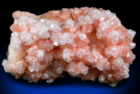 Apophyllite on Stilbite from Jasai Quarry, Mumbai, Maharashtra, India