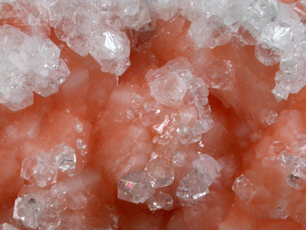 Apophyllite on Stilbite from Jasai Quarry, Mumbai, Maharashtra, India