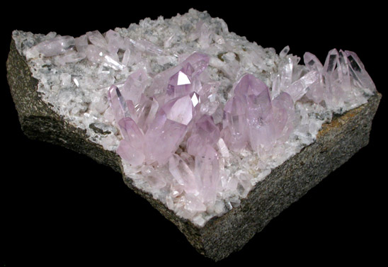 Quartz var. Amethyst from Cerro de la Concordia, Piedras Parado, near Las Vigas, Tatatila, Veracruz, Mexico