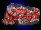Rhodochrosite with Amethyst Quartz from Uchucchaqua Mine, Oyon Province, Lima Department, Peru