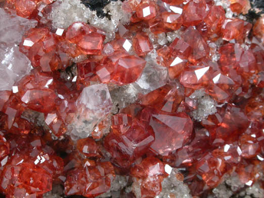 Rhodochrosite with Amethyst Quartz from Uchucchaqua Mine, Oyon Province, Lima Department, Peru