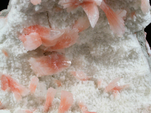 Heulandite-Ca on Mordenite from Rat's Nest Claim, near Challis, Custer County, Idaho