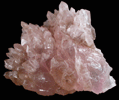 Quartz var. Smoky and Rose Quartz Crystals from Lavra da Ilha, Taquaral, Jequitinhonha River, Minas Gerais, Brazil