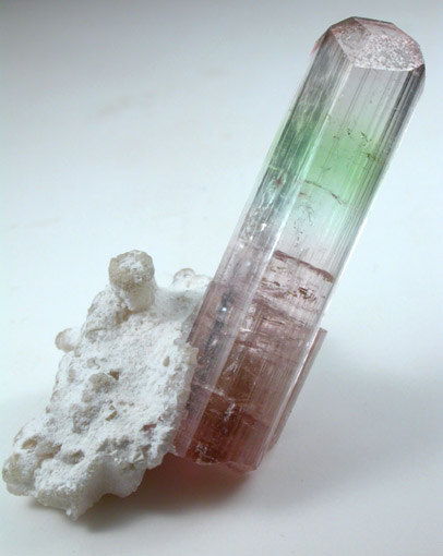 Elbaite Tourmaline on Albite from Paprok, Kamdesh District, Nuristan Province, Afghanistan