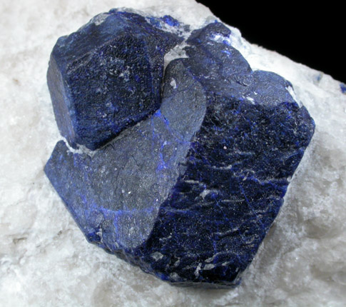 Lazurite var. Lapis Lazuli from Sar-e-Sang, Kokscha Valley, Badakshan, Afghanistan (Type Locality for Lazurite)