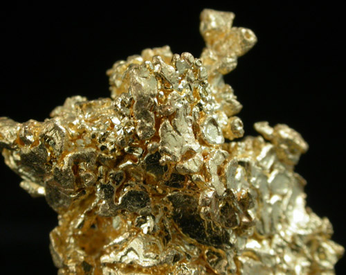 Gold (crystallized) from Eagle's Nest Mine, Placer County, California