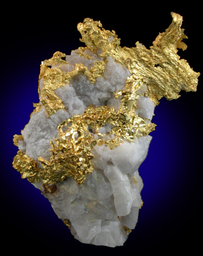 Gold in Quartz from Eagle's Nest Mine, Placer County, California