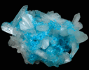 Cavansite on Stilbite from Wagholi Quarry, Maharashtra, India