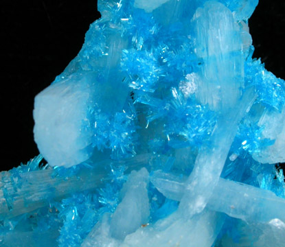 Cavansite on Stilbite from Wagholi Quarry, Maharashtra, India