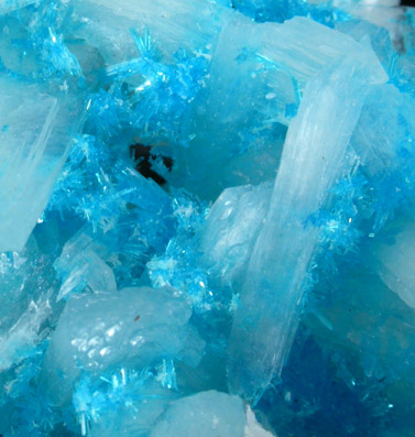 Cavansite on Stilbite from Wagholi Quarry, Maharashtra, India