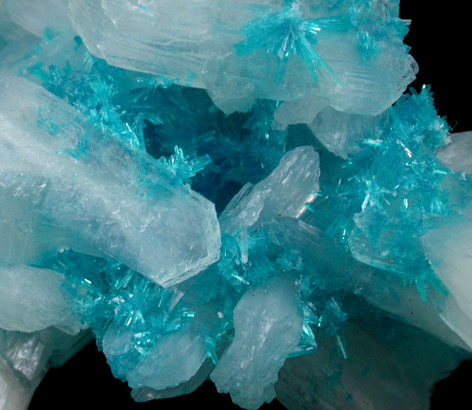 Cavansite with Stilbite-Ca from Wagholi Quarry, Maharashtra, India