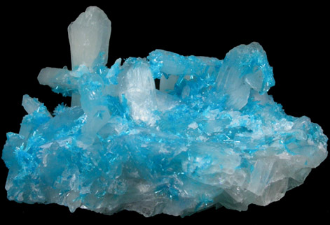 Cavansite with Stilbite-Ca from Wagholi Quarry, Maharashtra, India