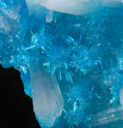 Cavansite on Stilbite from Wagholi Quarry, Maharashtra, India