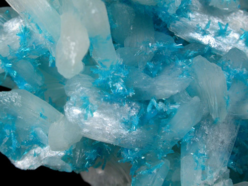 Cavansite with Stilbite-Ca from Wagholi Quarry, Maharashtra, India