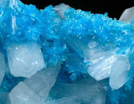 Cavansite with Stilbite-Ca from Wagholi Quarry, Maharashtra, India