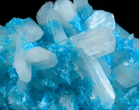 Cavansite with Stilbite-Ca from Wagholi Quarry, Maharashtra, India