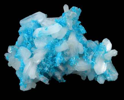 Cavansite with Stilbite-Ca from Wagholi Quarry, Maharashtra, India