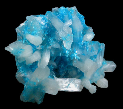 Cavansite with Stilbite-Ca from Wagholi Quarry, Maharashtra, India