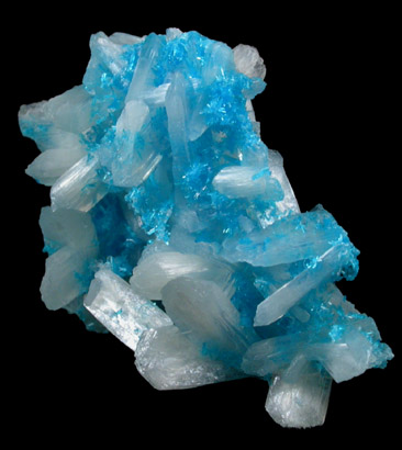 Cavansite with Stilbite-Ca from Wagholi Quarry, Maharashtra, India