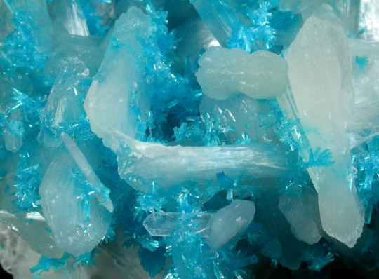 Cavansite with Stilbite-Ca from Wagholi Quarry, Maharashtra, India