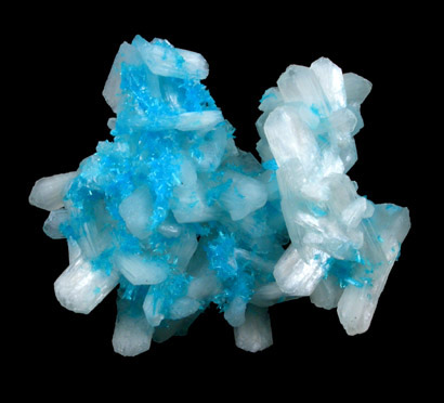 Cavansite with Stilbite-Ca from Wagholi Quarry, Maharashtra, India