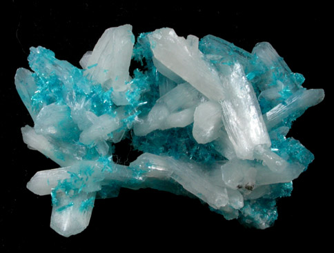 Cavansite with Stilbite-Ca from Wagholi Quarry, Maharashtra, India