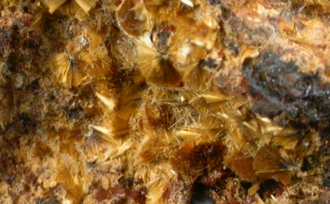 Cacoxenite from Noble's Mine, Beartown, Lancaster County, Pennsylvania