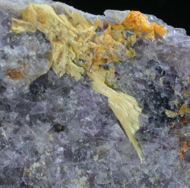 Mimetite var. Prixite from Mine des Mollerats, St. Prix, Beuvray, Sane-et-Loire, France (Type Locality for Prixite)