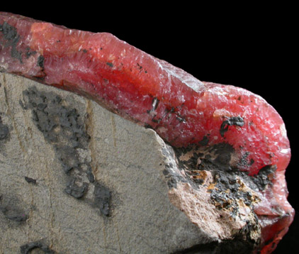 Rhodochrosite from Dshairem Mine, Kara Oba, Karaganda Oblast, Kazakhstan