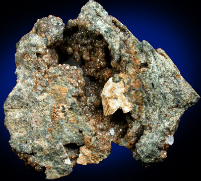 Andradite Garnet with Quartz from Washington Camp-Duquesne District, Santa Cruz County, Arizona