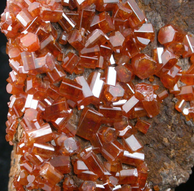 Vanadinite from Apex Mine, San Carlos, Manuel Benavides, Chihuahua, Mexico