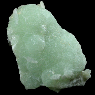 Prehnite over Quartz from Bull Run Quarry, near Conklin, Loudoun County, Virginia