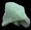 Prehnite over Quartz from Bull Run Quarry, near Conklin, Loudoun County, Virginia