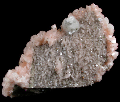 Dolomite, Calcite, Chalcopyrite from Black Rock Quarry, Lawrence County, Arkansas