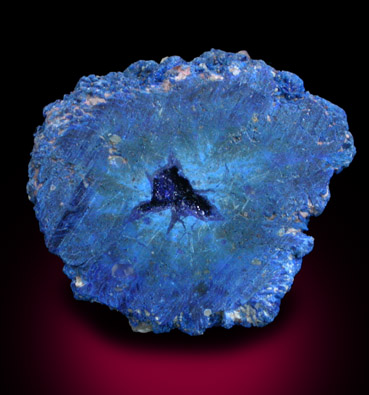 Azurite (nodule) from Blue Ball Mine, 4.8 km south of Miami, Gila County, Arizona