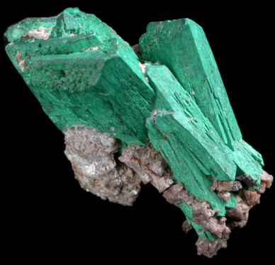 Malachite pseudomorph after Azurite from Tsumeb Mine, Otavi-Bergland District, Oshikoto, Namibia