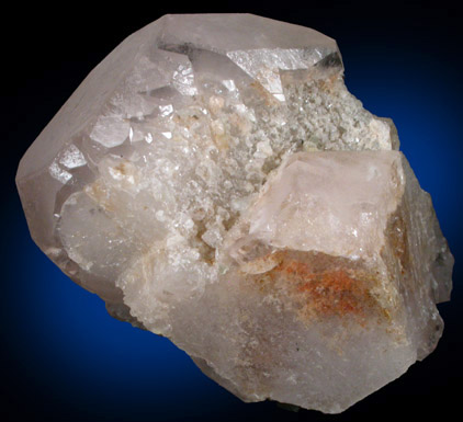 Beryl var. Morganite from Elizabeth R Mine, Pala District, San Diego County, California