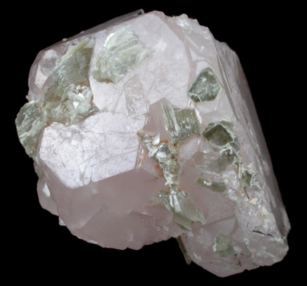 Beryl var. Morganite from Elizabeth R Mine, Pala District, San Diego County, California