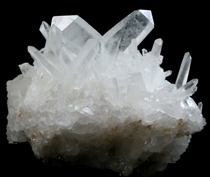 Quartz (Japan Law-twinned) from Mina Mundo Nuevo, Huamachuco, La Libertad, Peru