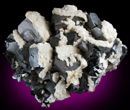 Galena with Dolomite from Black Cloud Mine, Leadville District, Lake County, Colorado