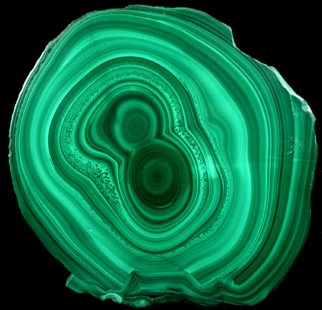 Malachite from Mashamba Mines, 10 km west of Kolwezi, Katanga Copperbelt, Lualaba Province, Democratic Republic of the Congo